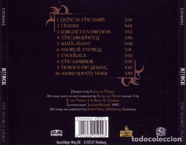 CDs de m&uacute;sica: Attack &ndash; The Secret Place - Foto 2