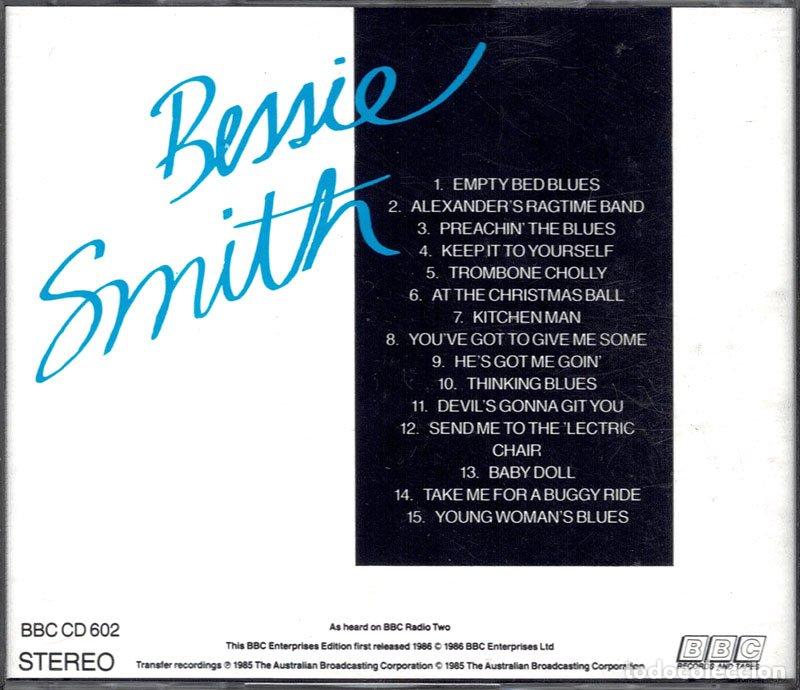 CDs de m&uacute;sica: Bessie Smith - Great Original Perfomances 1925-1966. CD - Foto 2