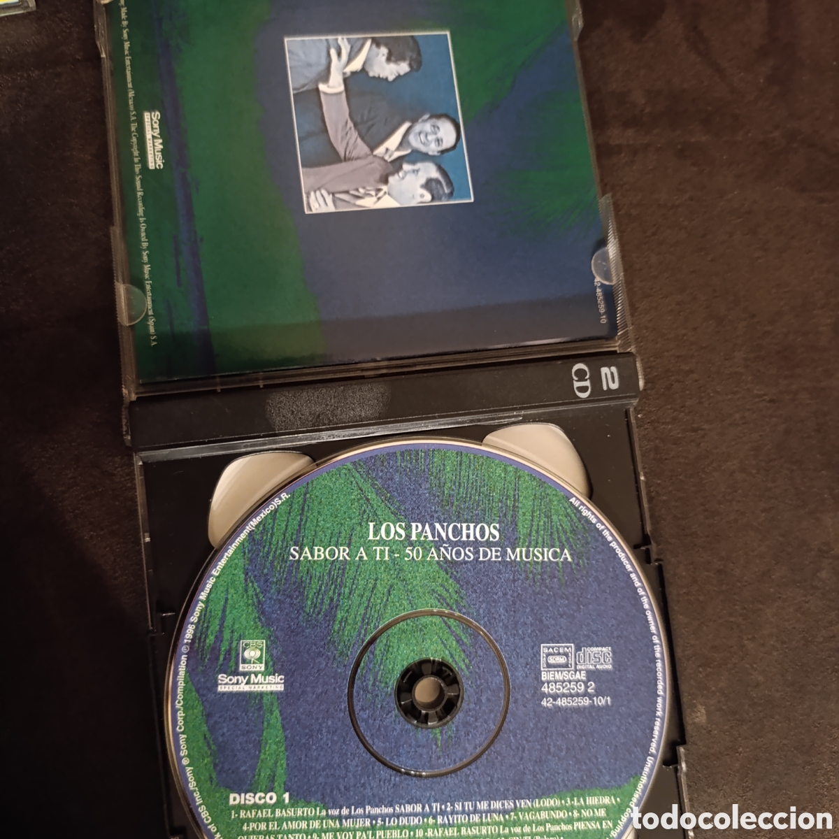 CDs de m&uacute;sica: CD LOS PANCHOS,SABOR A TI, 2 CDS. - Foto 3