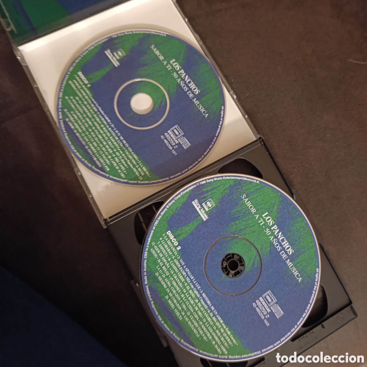 CDs de m&uacute;sica: CD LOS PANCHOS,SABOR A TI, 2 CDS. - Foto 4
