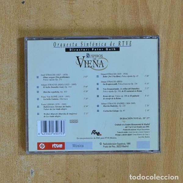 CDs de m&uacute;sica: ORQUESTA SINFONICA DE RTVE - SUSPIROS DE VIENA - CD - Foto 2