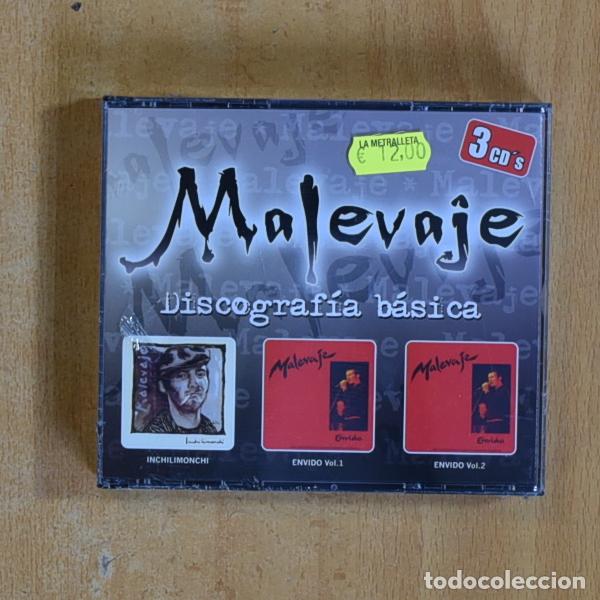 CDs de m&uacute;sica: MALEVAJE - DISCOGRAFIA BASICA - CD - Foto 1