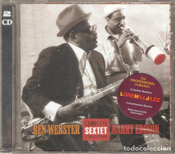 CDs de m&uacute;sica: Ben Webster / Harry Edison - Complete Sextet Studio Sessions ( 2 x CD Jazz) - Foto 1