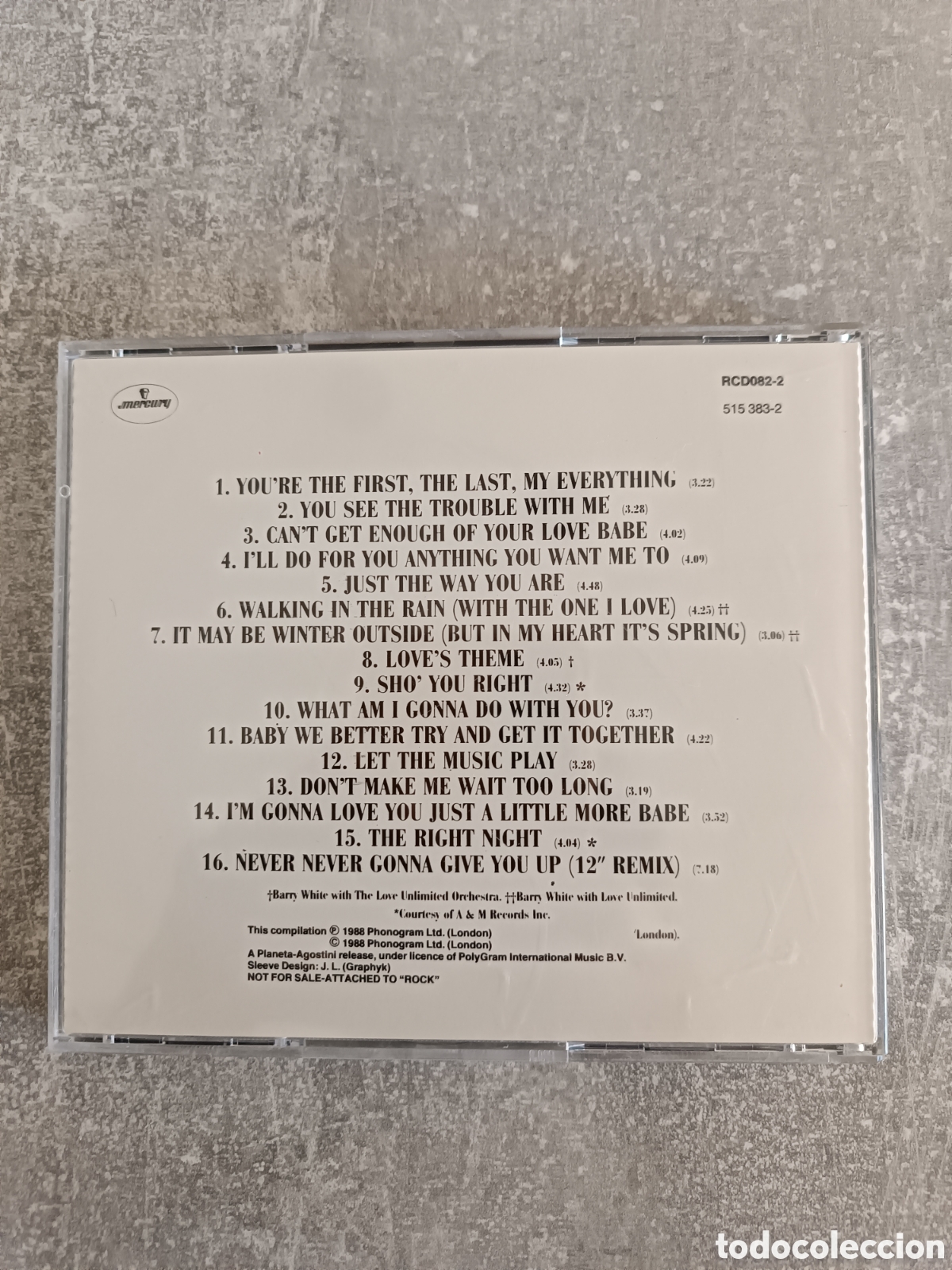CDs de m&uacute;sica: Barry White. The Collection - Foto 2