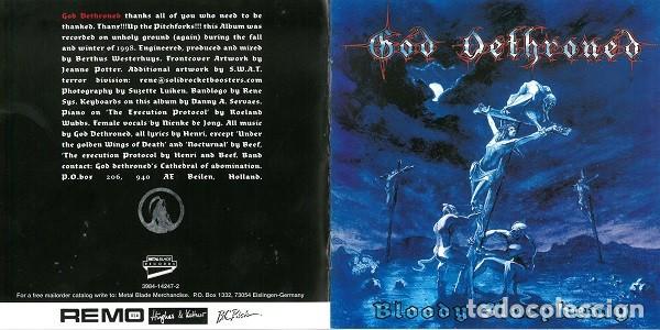 CDs de m&uacute;sica: God Dethroned &ndash; Bloody Blasphemy - Digipak - Foto 4