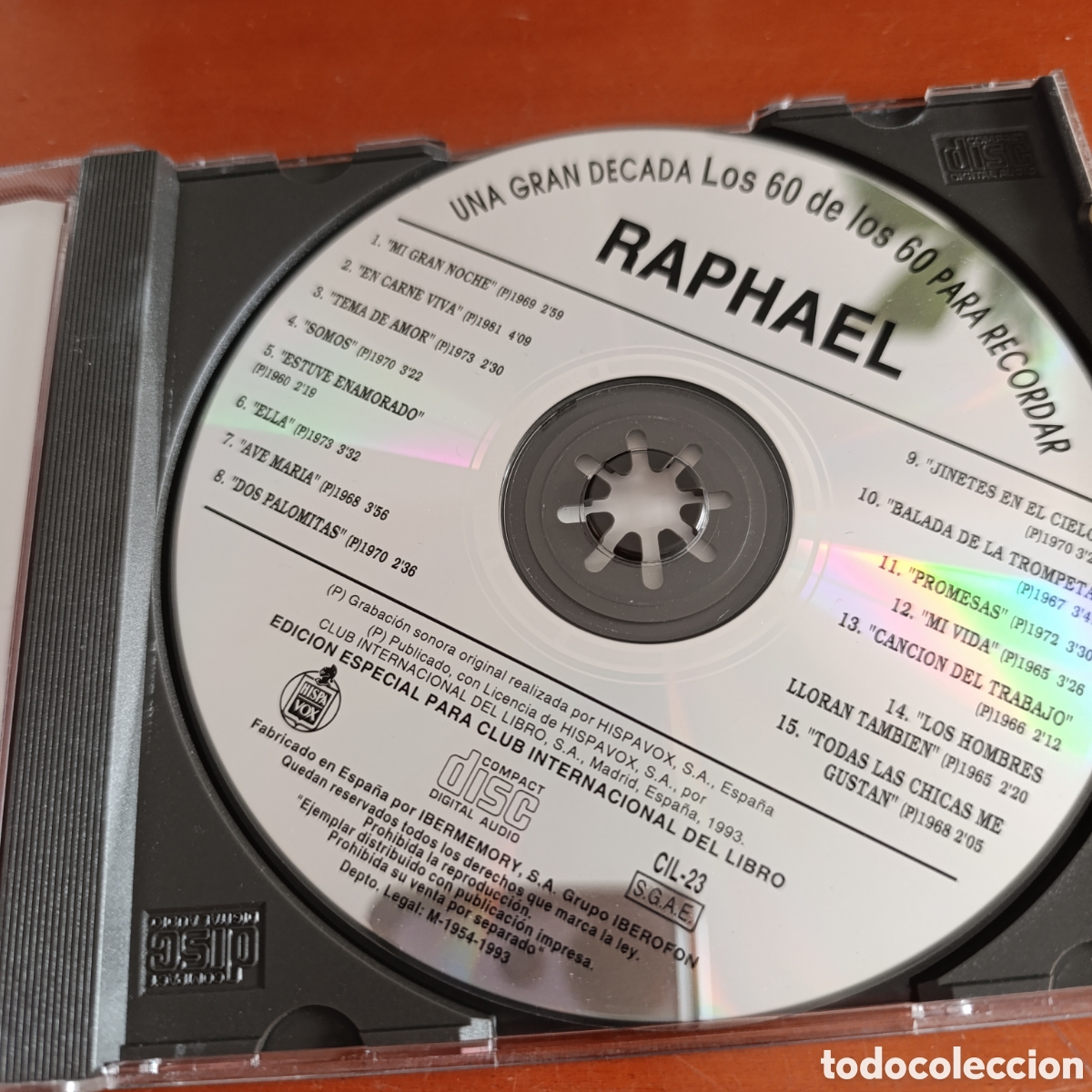 CDs de m&uacute;sica: CD RAPHAEL. Los 60. Una Gran d&eacute;cada - Foto 2