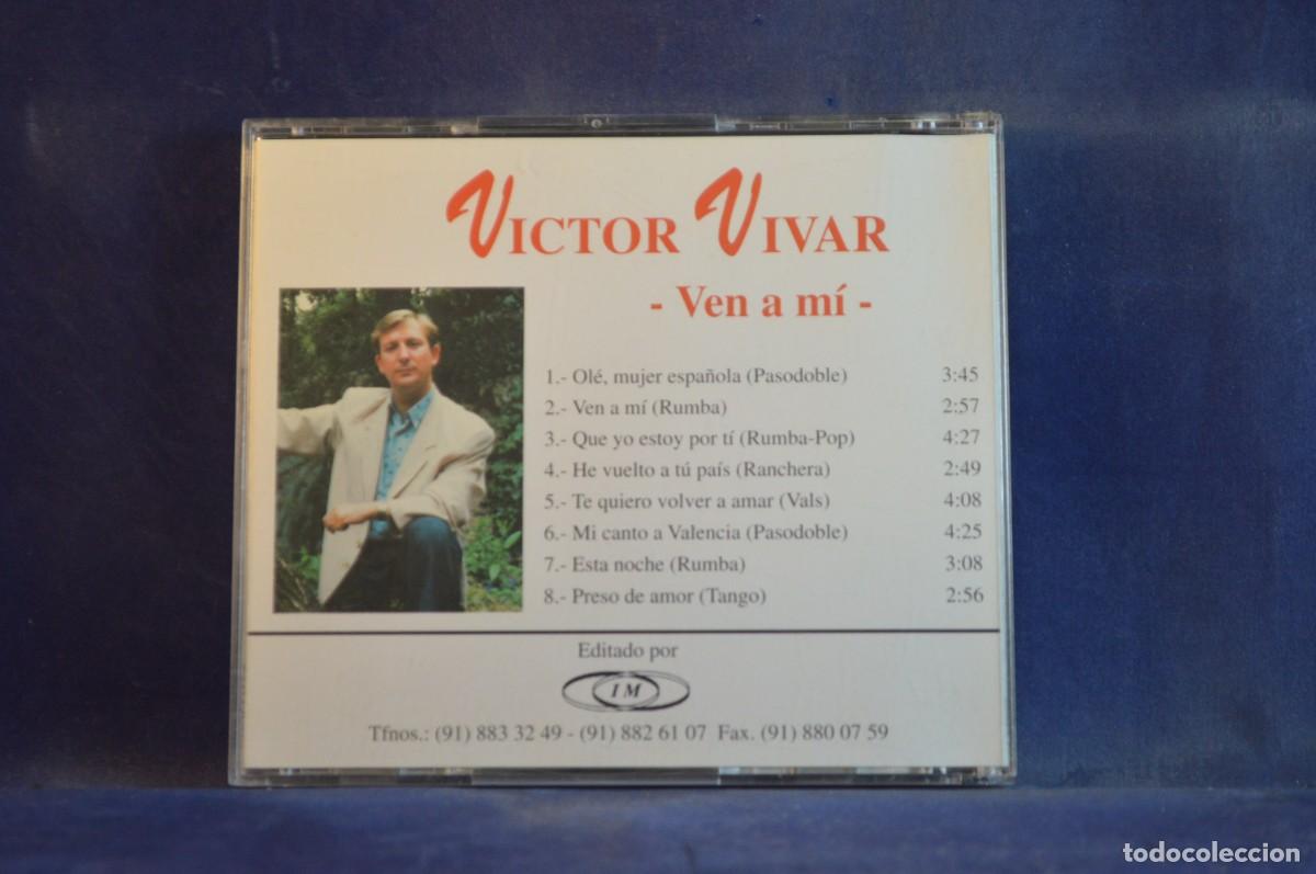 CDs de m&uacute;sica: VICTOR VIVAR VEN A MI - CD - Foto 2