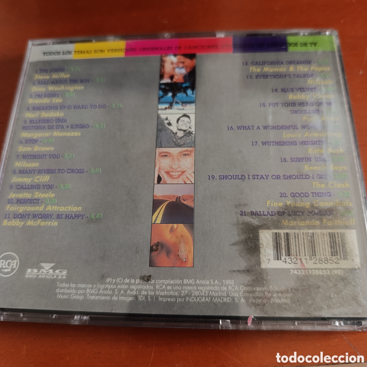 CDs de m&uacute;sica: CD LOCO X LA TELE,A&Ntilde;O 1992 - Foto 4