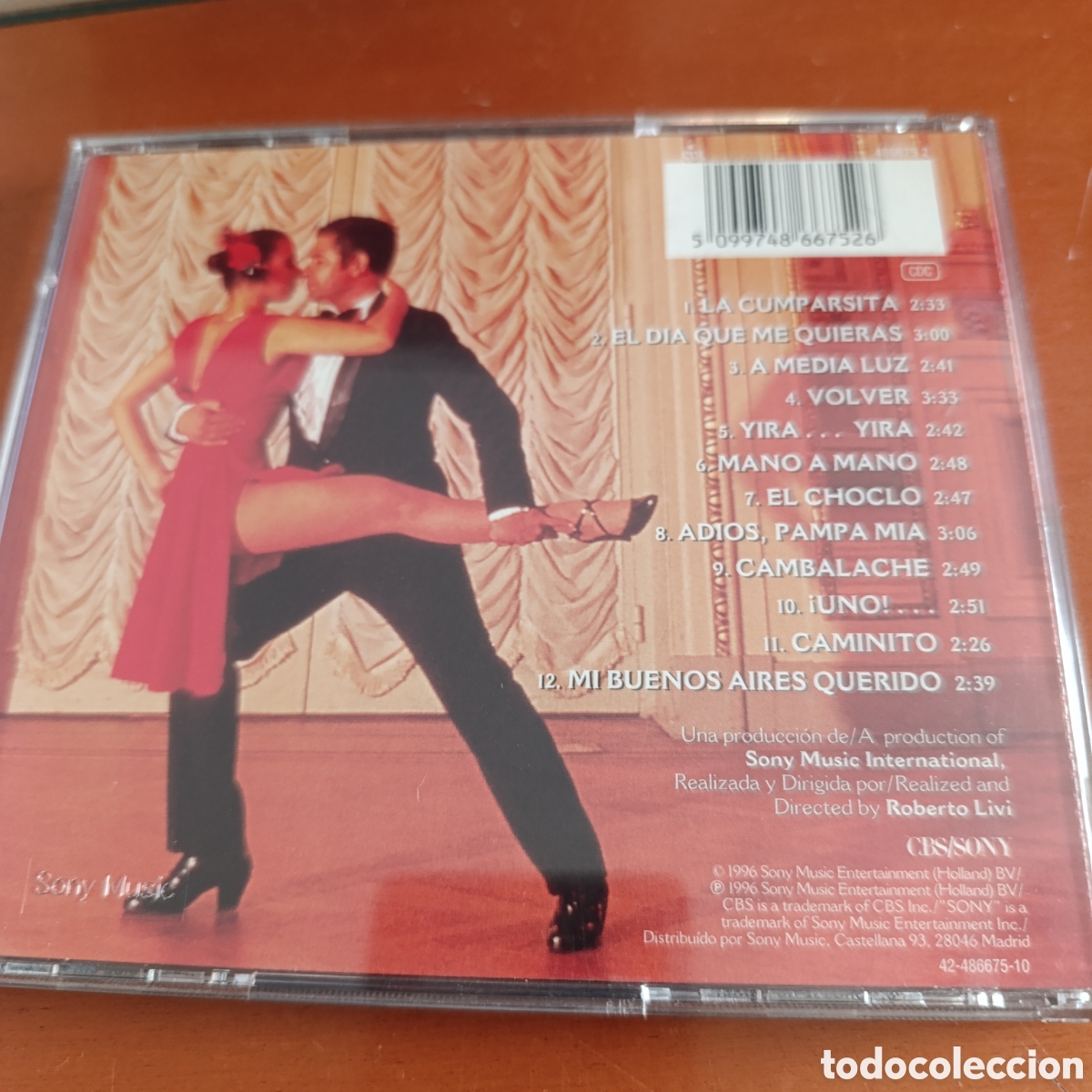 CDs de m&uacute;sica: CD JULIO IGLESIAS,TANGO - Foto 2