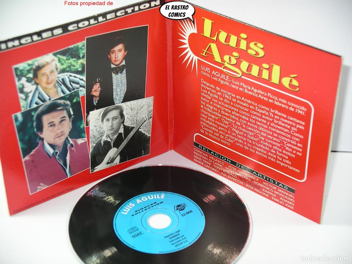 CDs de m&uacute;sica: Luis Aguil&eacute;, Singles Collection, CD Graffiti, Arcade 2000 - Foto 3