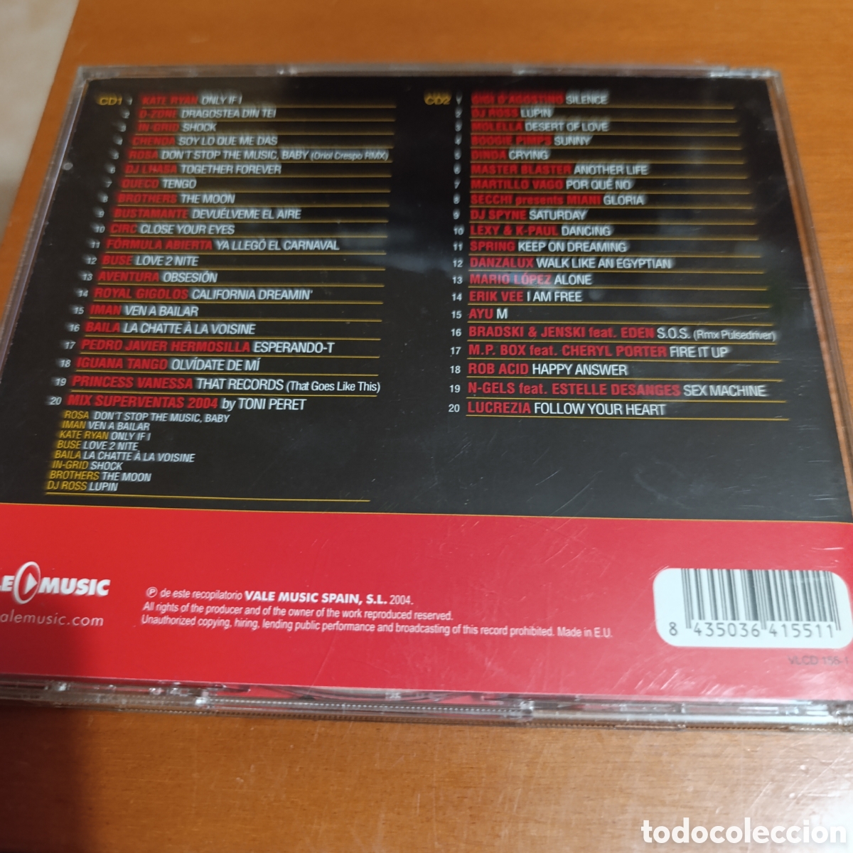 CDs de m&uacute;sica: CD SUPERVENTAS 2004 ( 2 CD) - Foto 3