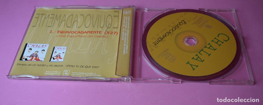 CDs de m&uacute;sica: CHALAY - EQUIVOCADAMENTE - CDSINGLE - Foto 3