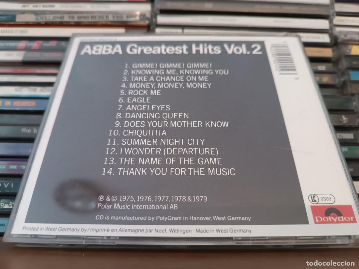CDs de m&uacute;sica: ABBA &lrm;&ndash; Greatest Hits Vol. 2-cd - Foto 2