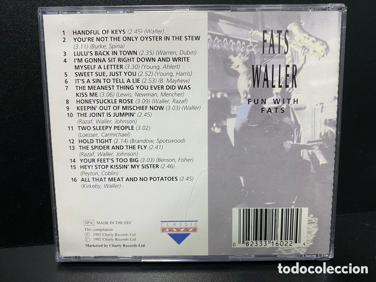 CDs de m&uacute;sica: Fats Waller - Fun With Fats (CD) - Foto 2