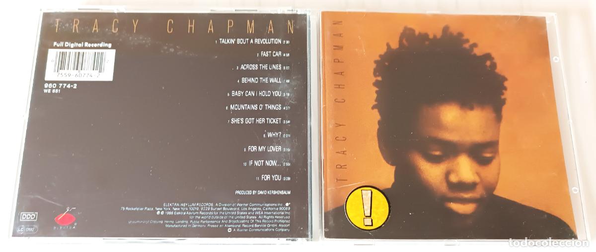 CDs de m&uacute;sica: CD TRACY CHAPMAN - ELEKTRA EDIC. E. U. - 1988 - Foto 2