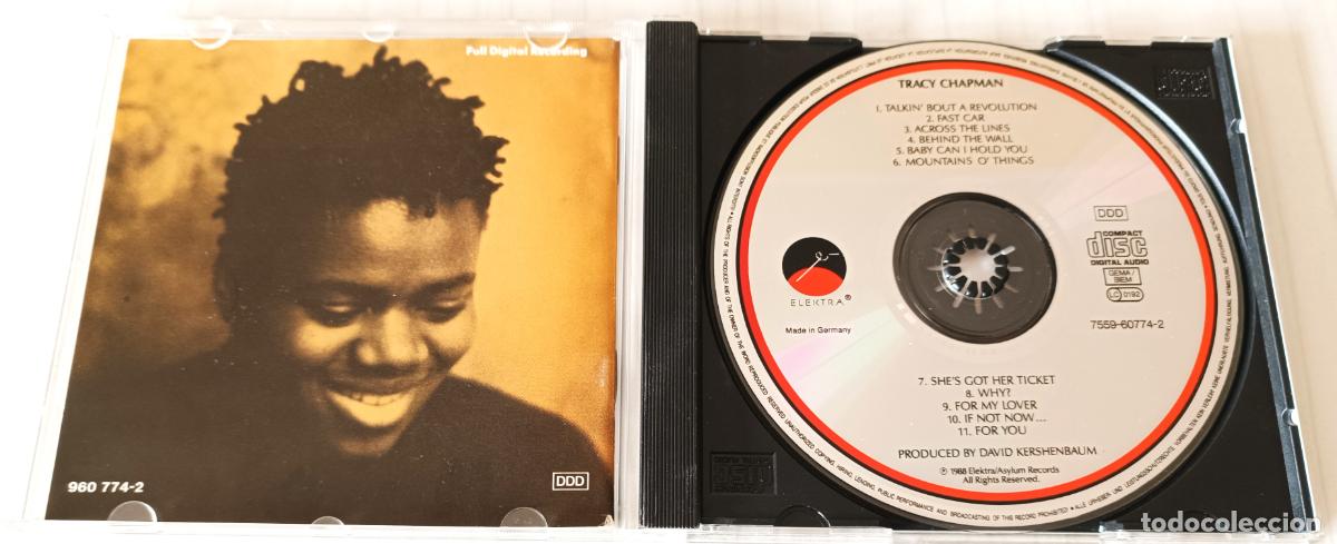 CDs de m&uacute;sica: CD TRACY CHAPMAN - ELEKTRA EDIC. E. U. - 1988 - Foto 3