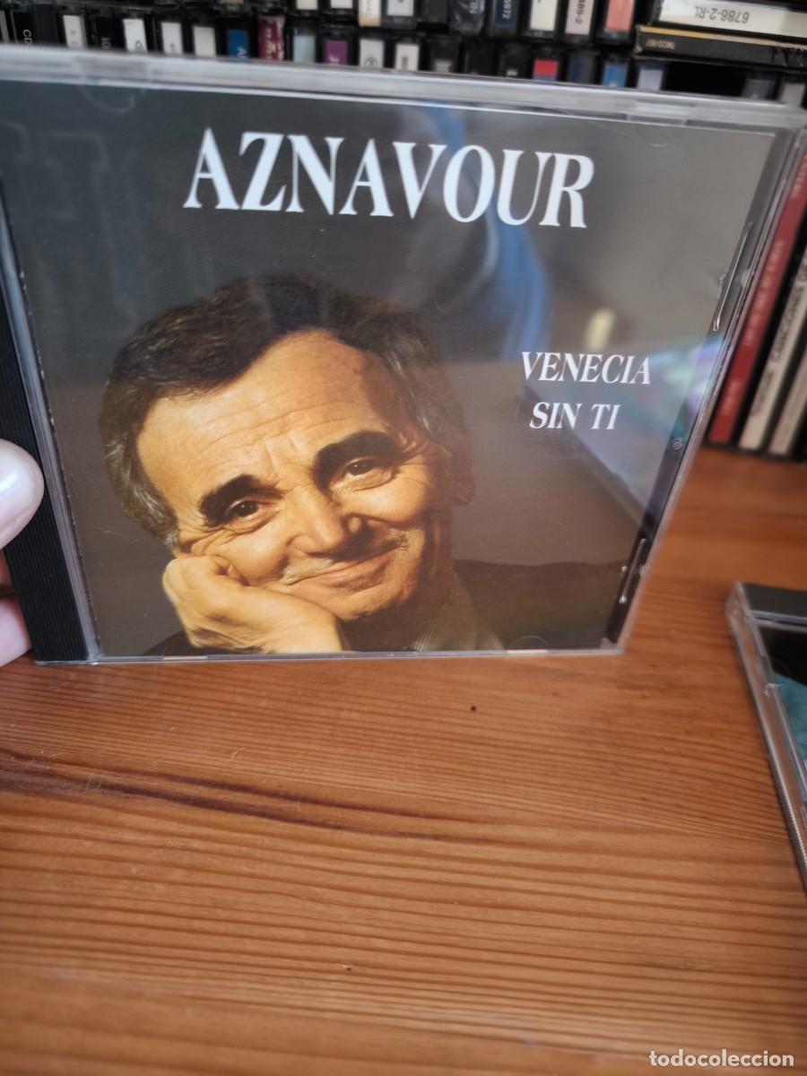 CDs de m&uacute;sica: CD CHARLES AZNAVOUR VENECIA SIN TI - Foto 1