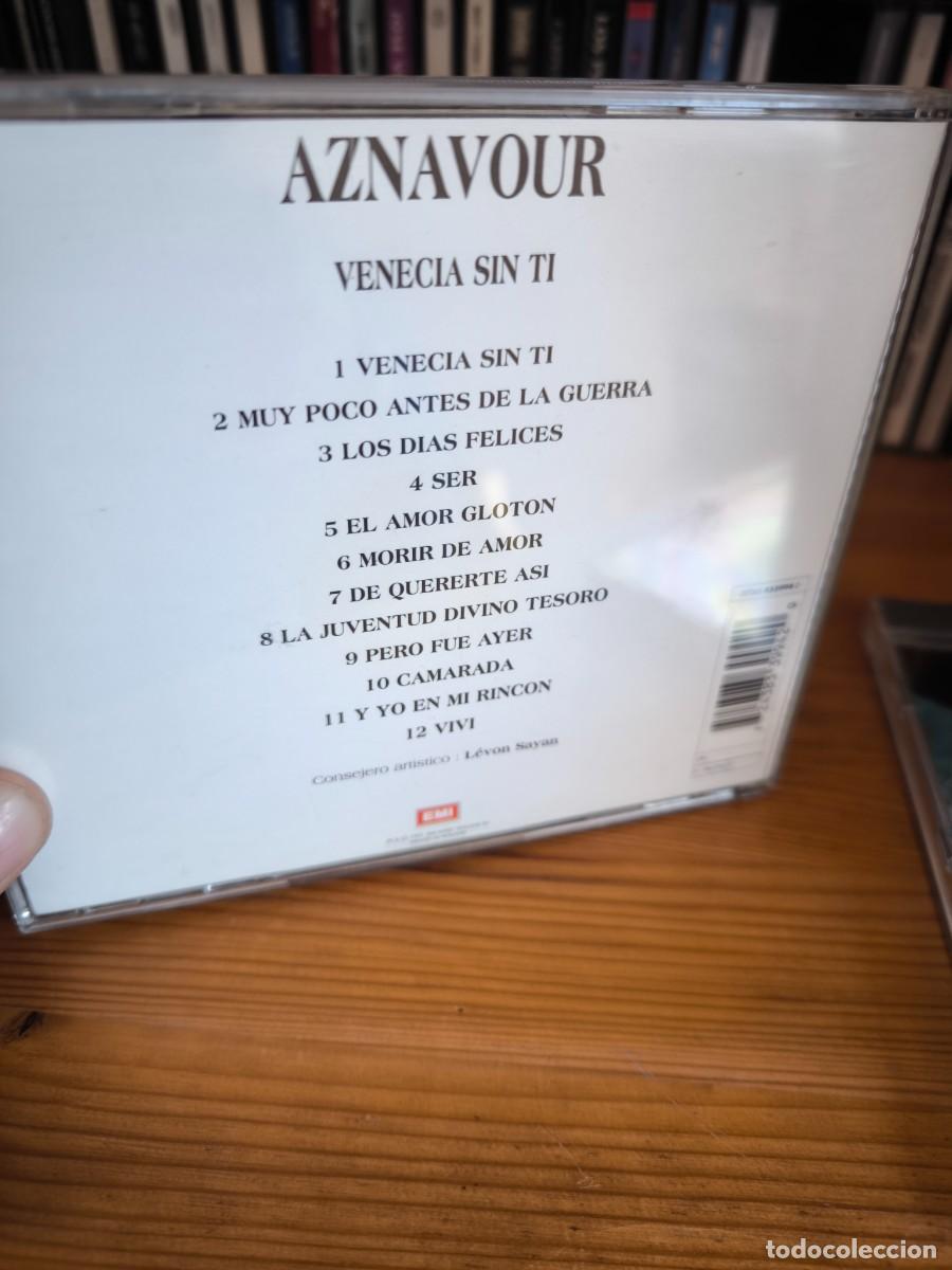 CDs de m&uacute;sica: CD CHARLES AZNAVOUR VENECIA SIN TI - Foto 2