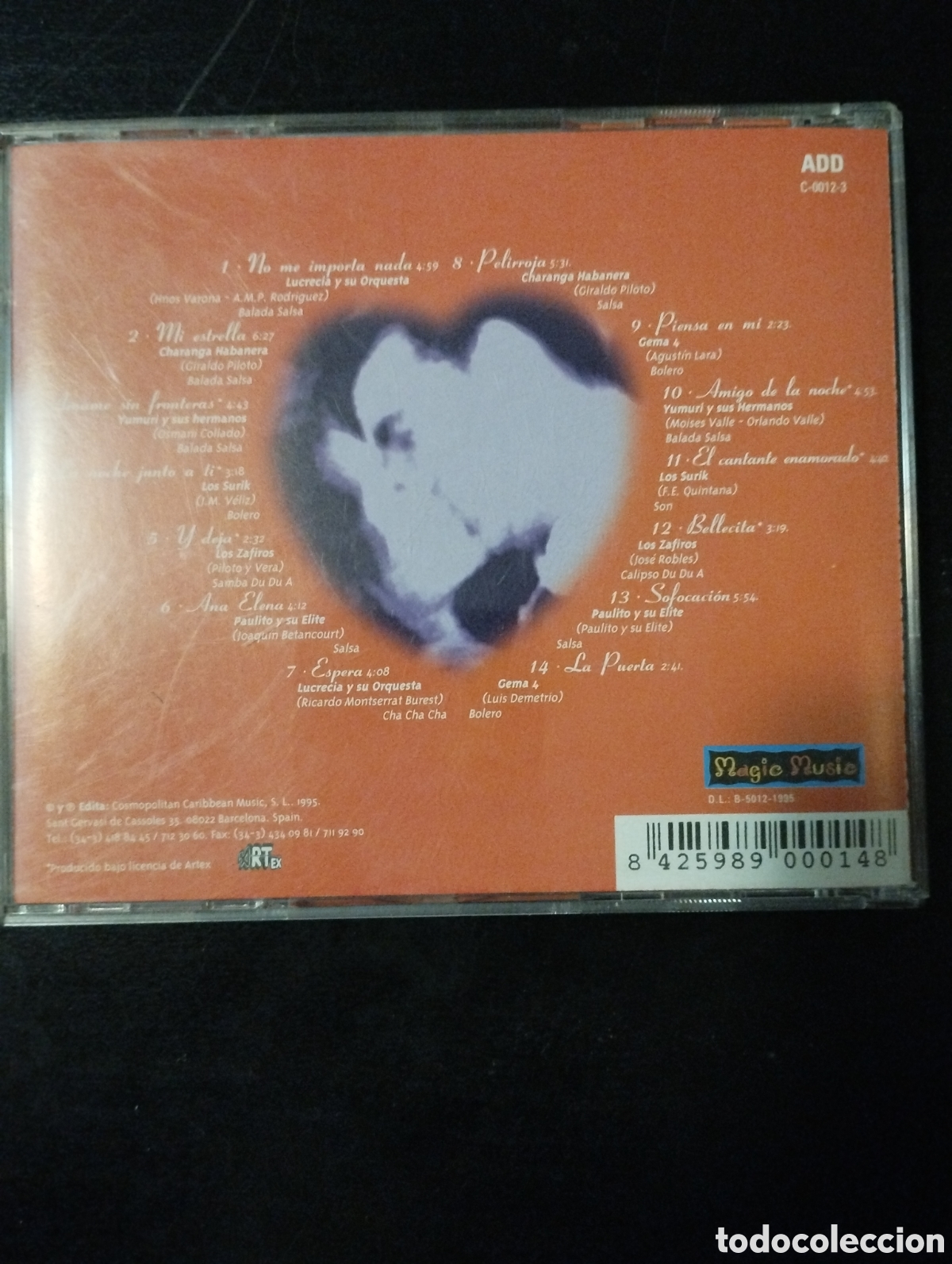 CDs de m&uacute;sica: Salsa De Amor. CD, Compilation. Magic Music - Foto 4