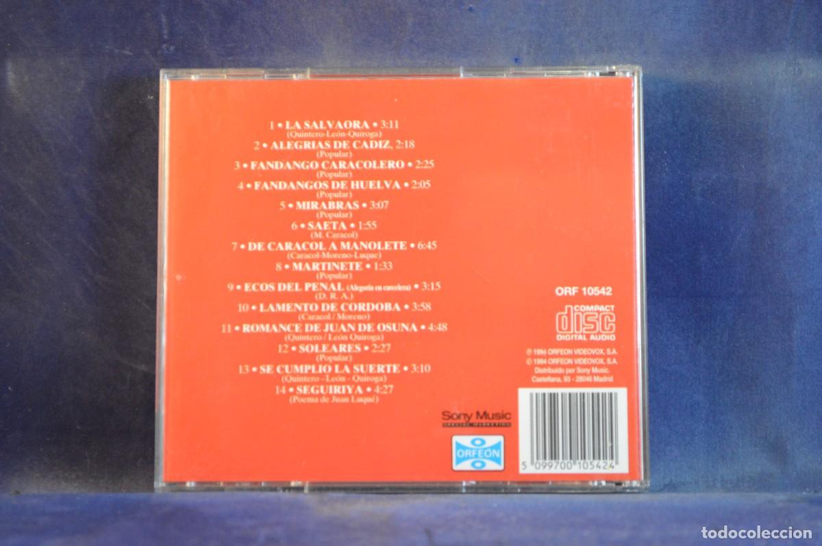 CDs de m&uacute;sica: MANOLO CARACOL - VOL 2 - Foto 2
