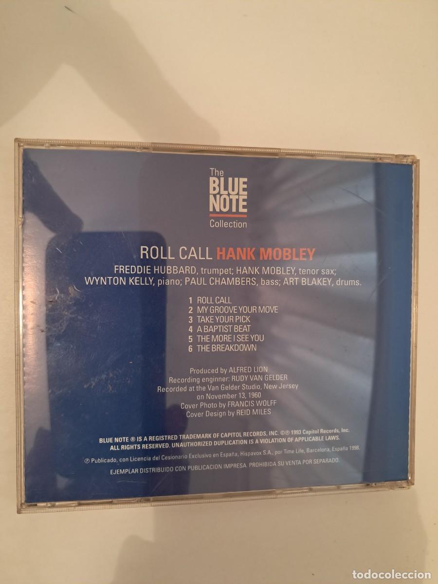 CDs de m&uacute;sica: Hanks Mobley , Roll Call , CD 1998 Spain Blue Note , Impecable. Jazz Hard Bop - Foto 2