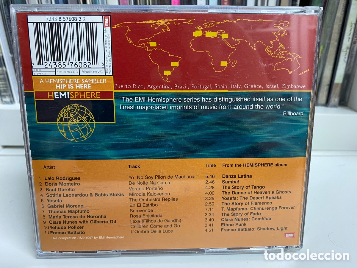 CDs de m&uacute;sica: Various - Hip Is Here: A Hemisphere Sampler (CD) - Foto 2