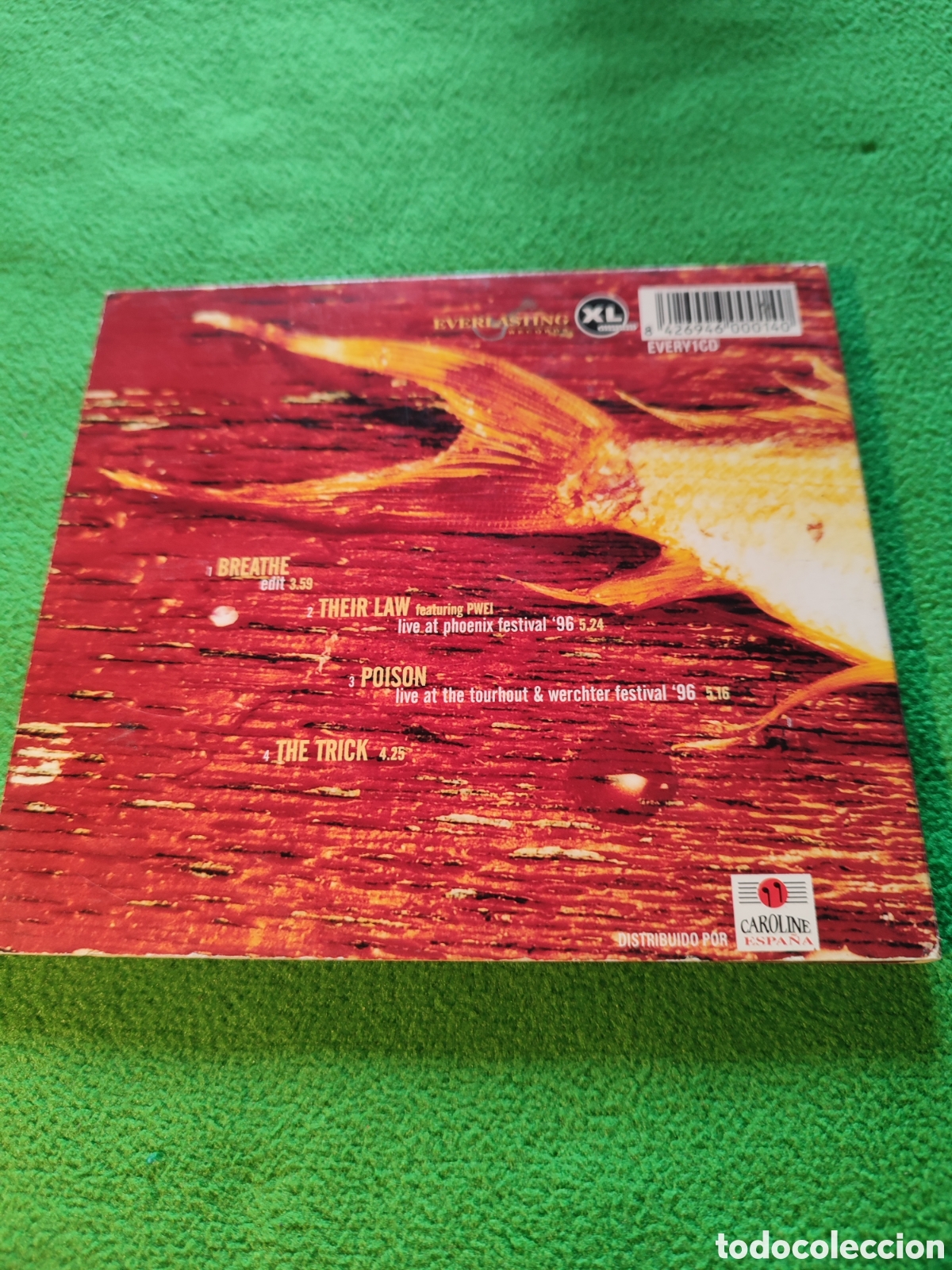 CDs de m&uacute;sica: Prodigy - Breathe edici&oacute;n espa&ntilde;ola Digipak - Foto 3