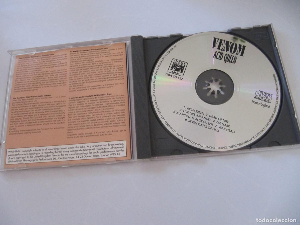 CDs de m&uacute;sica: VENOM - ACID QUEEN-- - Foto 2