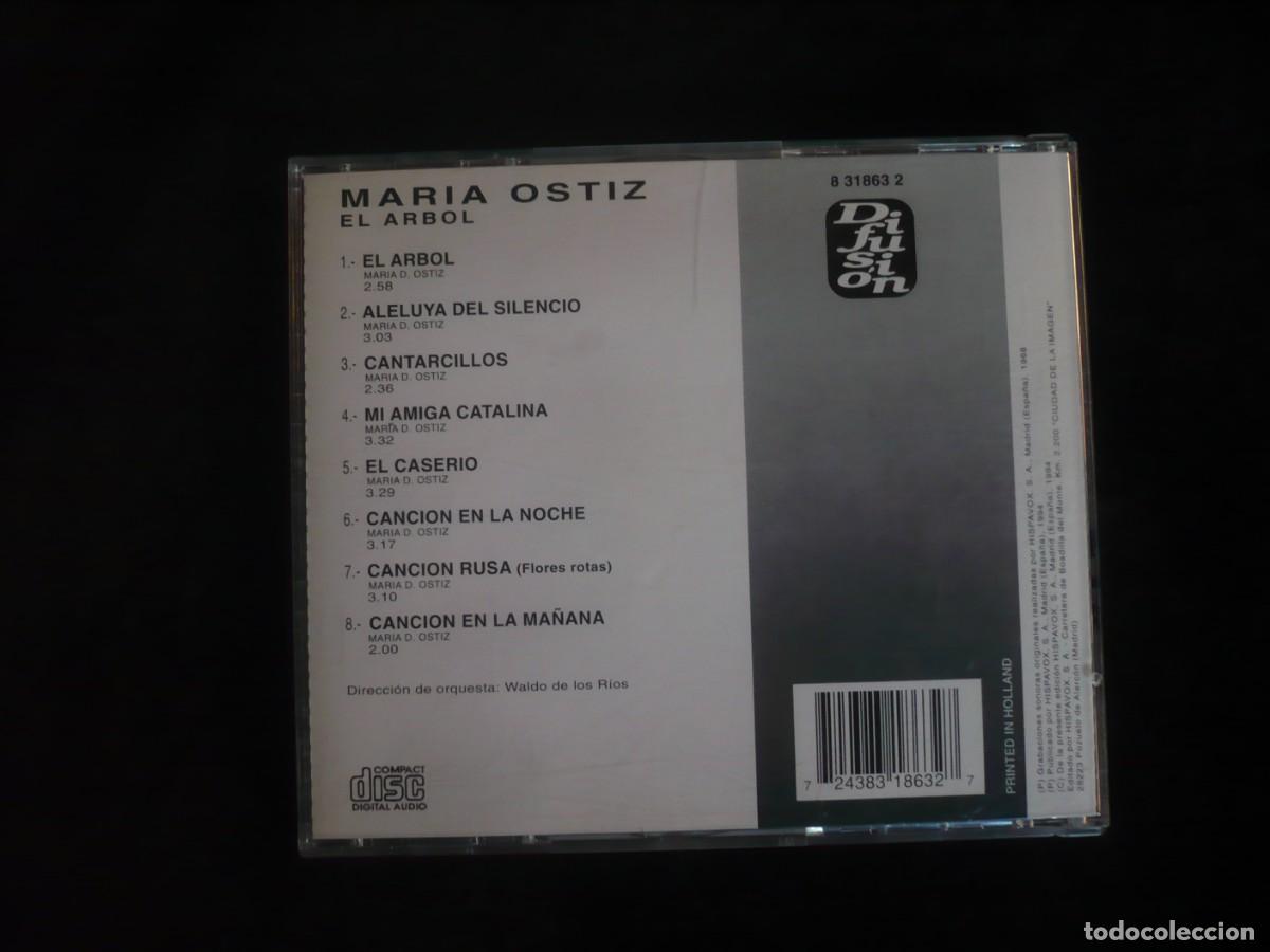 CDs de m&uacute;sica: maria ostiz - el arbol - cd como nuevo - Foto 2