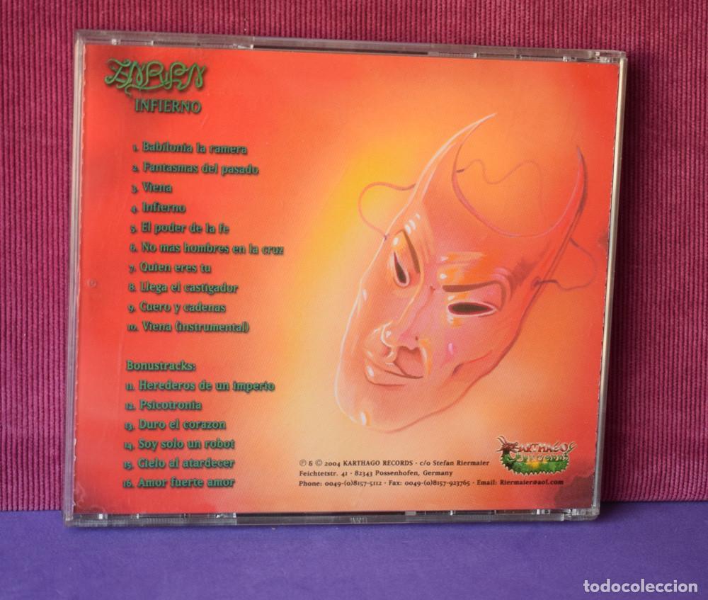 CDs de m&uacute;sica: ZARPA - INFIERNO - CD 2004 - Foto 2