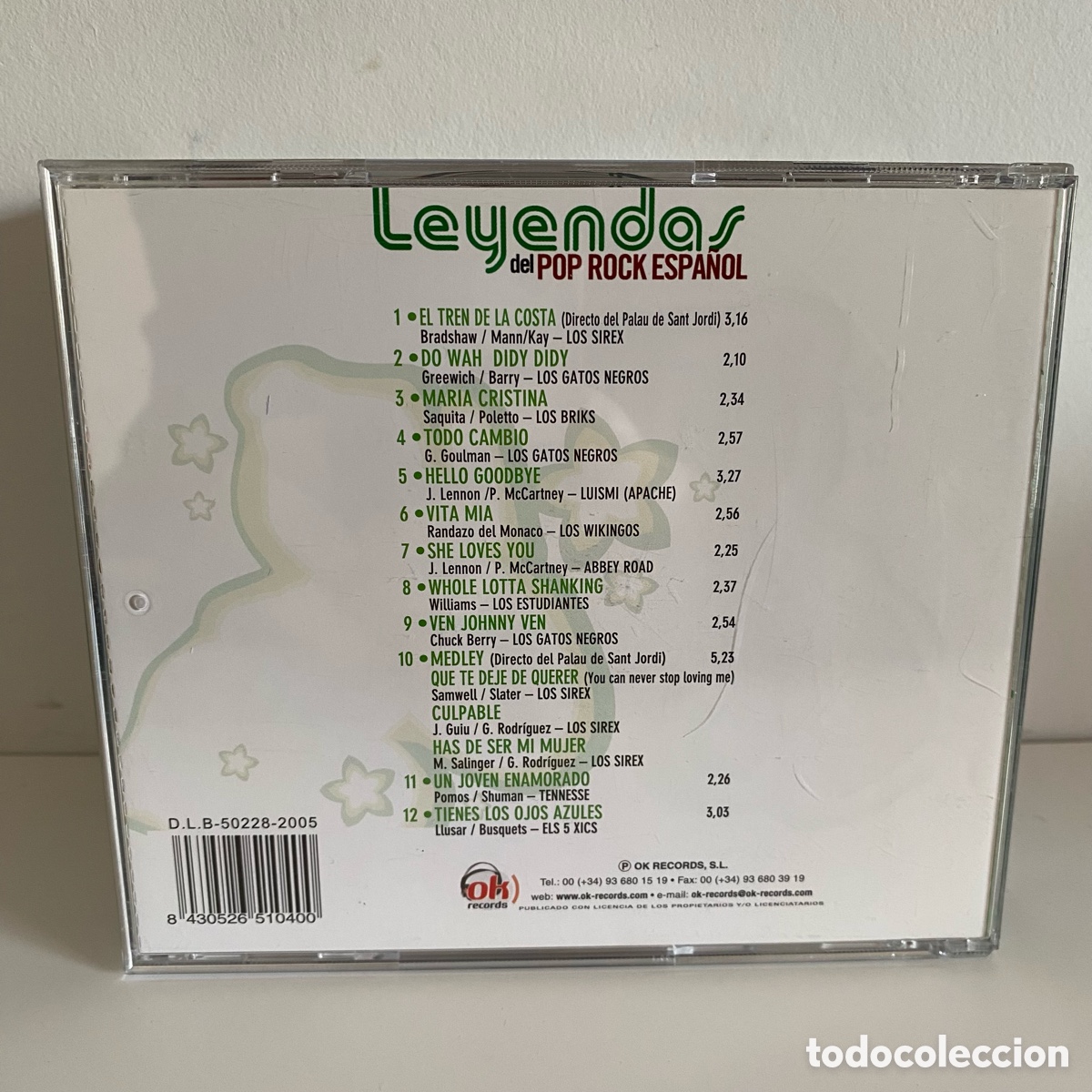CDs de m&uacute;sica: Varios - Leyendas Del Pop Rock Espa&ntilde;ol (CD) - Foto 2
