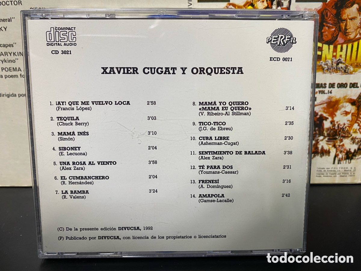 CDs de m&uacute;sica: Xavier Cugat Y Orquesta (CD) - Foto 2