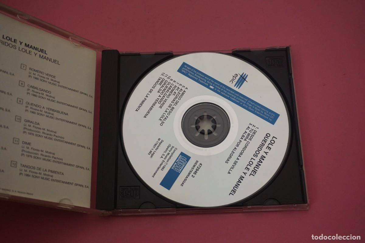 CDs de m&uacute;sica: CD - LOLE Y MANUEL - QUERIDOS LOLE Y MANUEL / EL CD ESTA COMO NUEVO - Foto 2