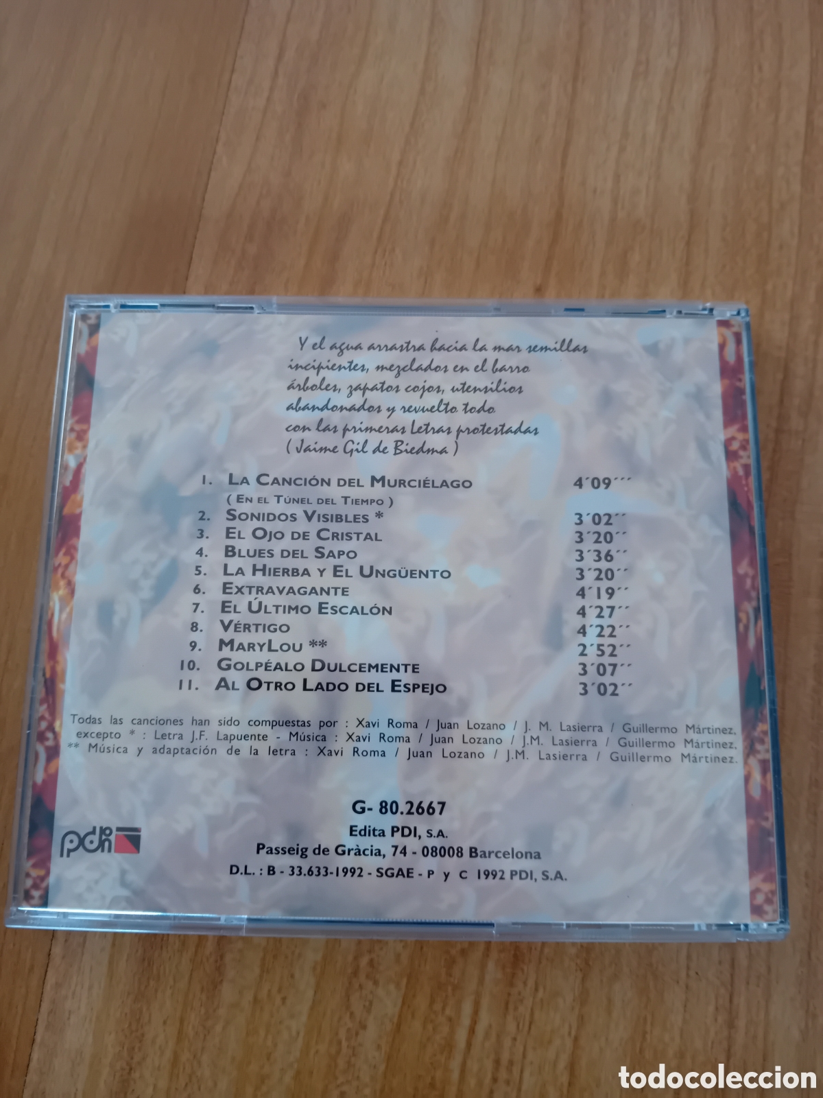 CDs de m&uacute;sica: ROSAS ROJAS. DULCE DISTORSION - Foto 2