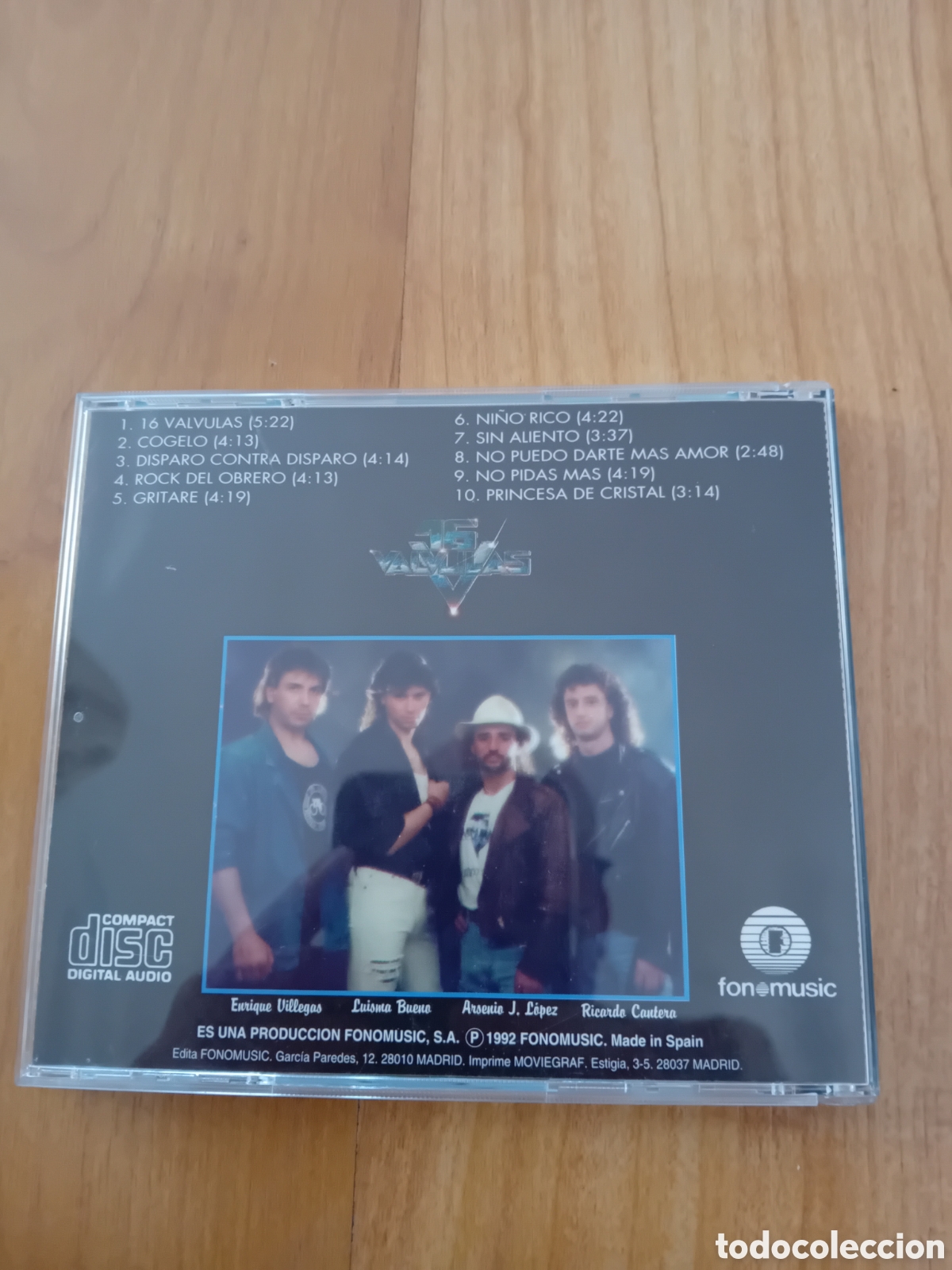 CDs de m&uacute;sica: 16 VALVULAS. A TODO GAS - Foto 2