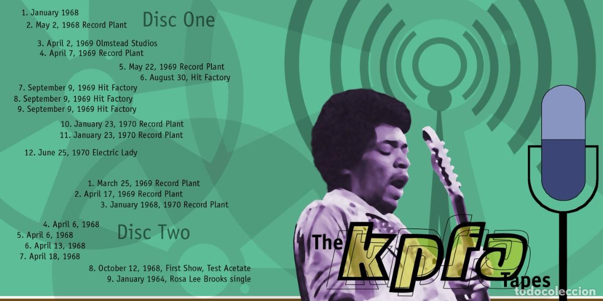 CDs de m&uacute;sica: JIMI HENDRIX. THE KPFA TAPES. 2 CD. - Foto 1