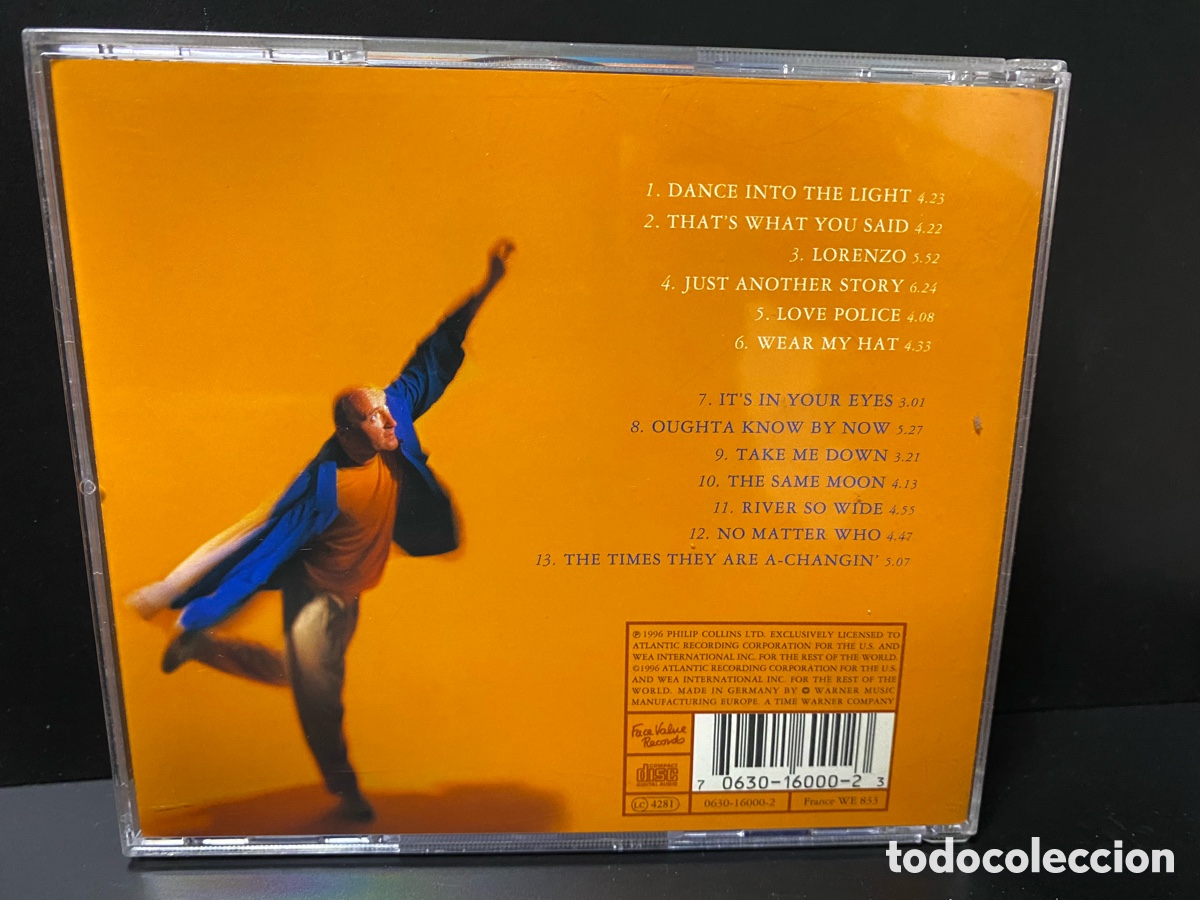 CDs de m&uacute;sica: Phil Collins - Dance Into The Light (CD) - Foto 2