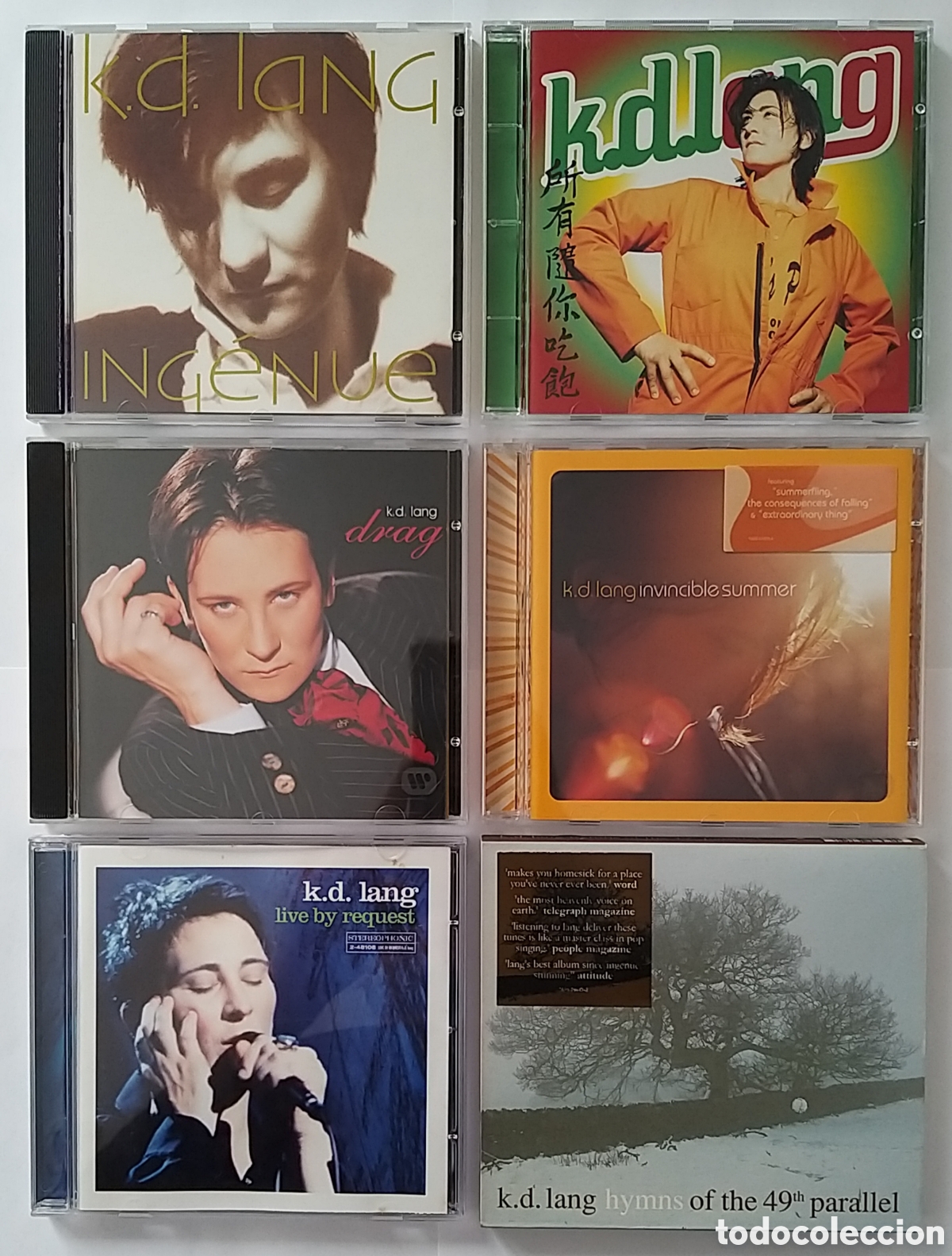 CDs de m&uacute;sica: K. D. LANG x 6 ALBUMS - Foto 1
