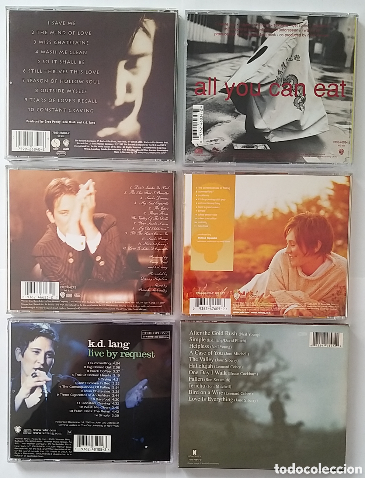 CDs de m&uacute;sica: K. D. LANG x 6 ALBUMS - Foto 2