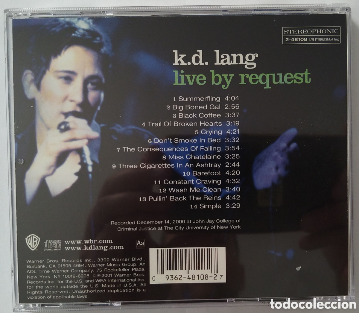 CDs de m&uacute;sica: K. D. LANG x 6 ALBUMS - Foto 8