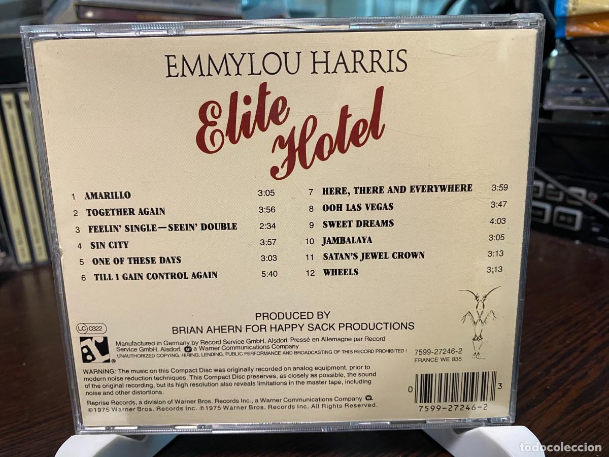 CDs de m&uacute;sica: Emmylou Harris - Elite Hotel (CD) - Foto 2