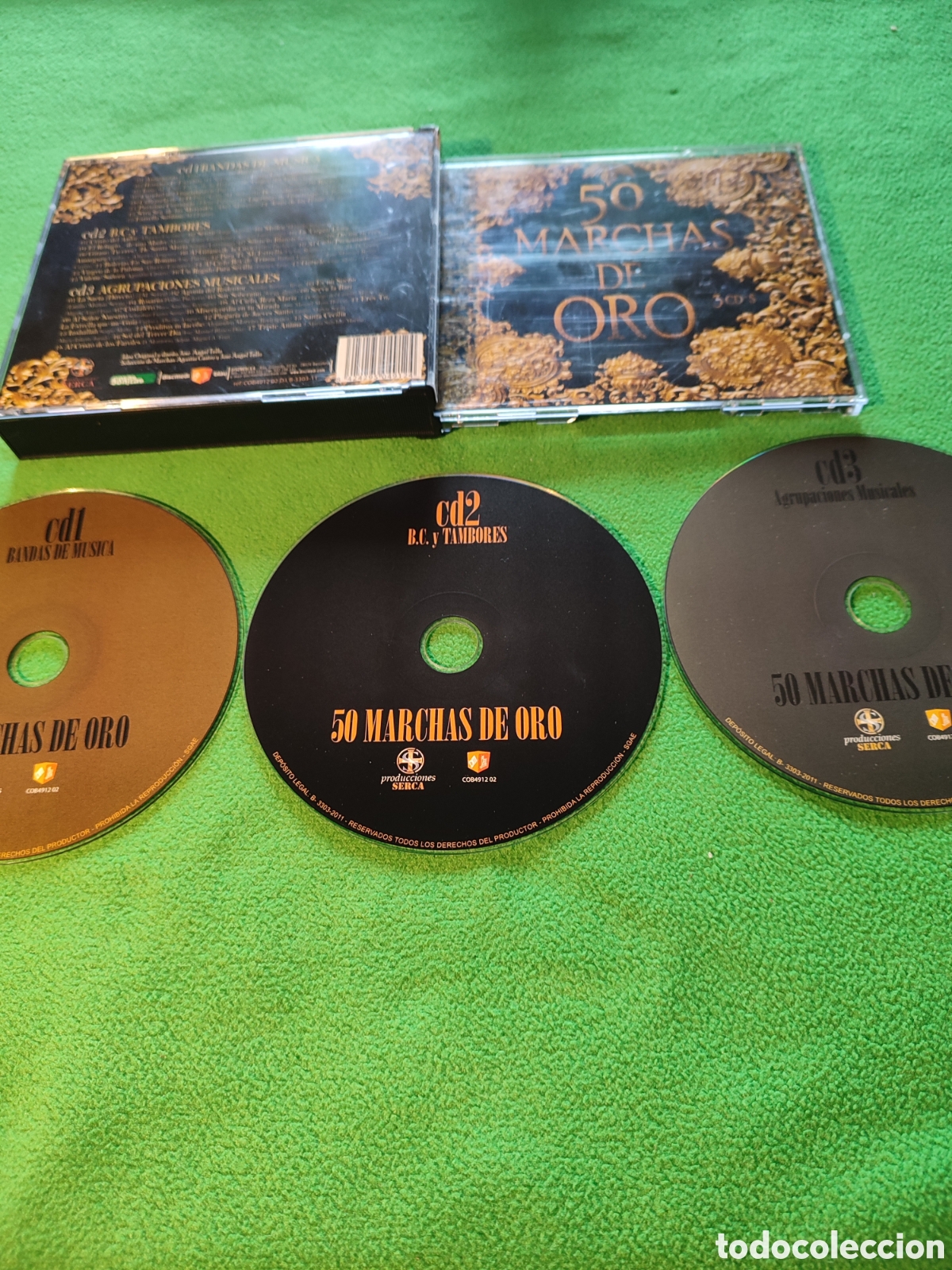 CDs de m&uacute;sica: 50 Marchas de Oro 3Cds - Varios - Foto 2