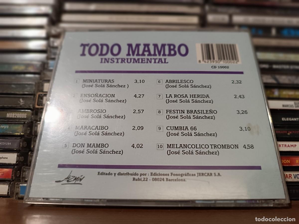 CDs de m&uacute;sica: Todo Mambo-INSTRUMENTAL cd - Foto 2