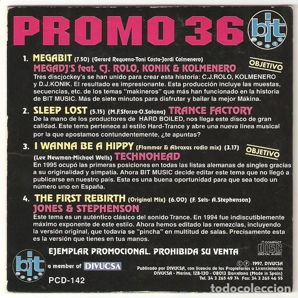 CDs de m&uacute;sica: Promo Bit 36 - Various - PROMOCIONAL - Foto 2