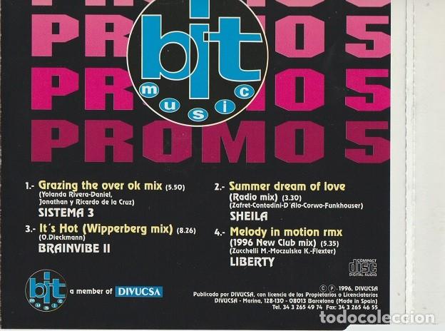 CDs de m&uacute;sica: Promo Bit 5 - Various - PROMOCIONAL - Foto 2
