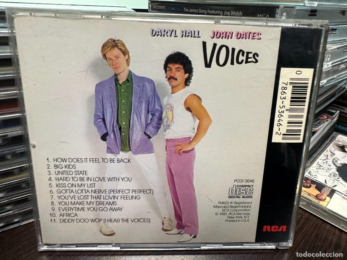 CDs de m&uacute;sica: Daryl Hall & John Oates - Voices (CD) - Foto 2