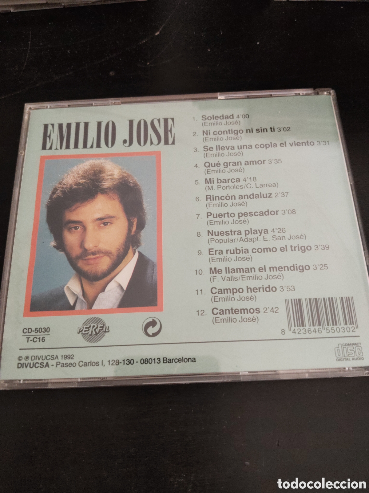 CDs de m&uacute;sica: Emilio Jos&eacute;&nbsp;&ndash;&nbsp;Grandes &Eacute;xitos. Cd compilation 1992 Espa&ntilde;a - Foto 4