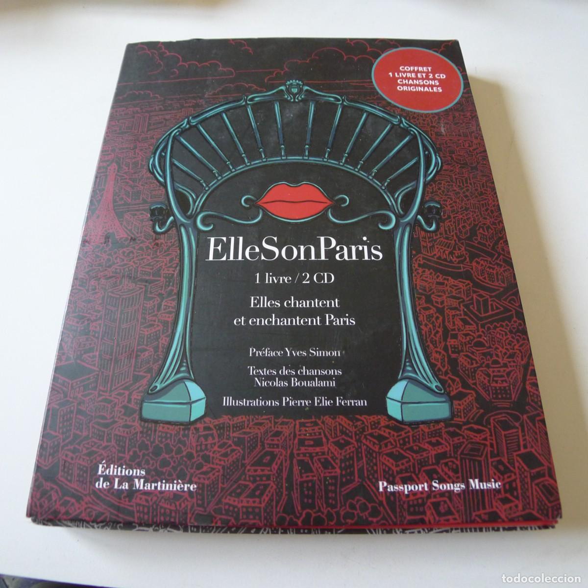 CDs de Musique: ELLES SONT PARIS cofre 2 CD con libro recopilatorio