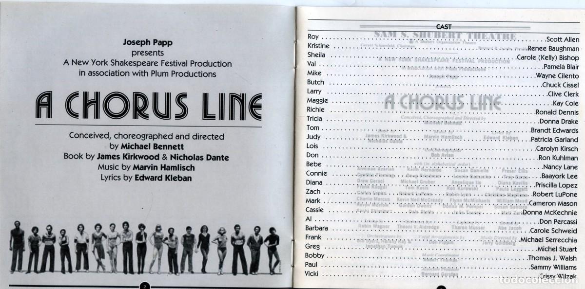 CDs de m&uacute;sica: A CHORUS LINE. Original Broadway Cast Recording. - Foto 3