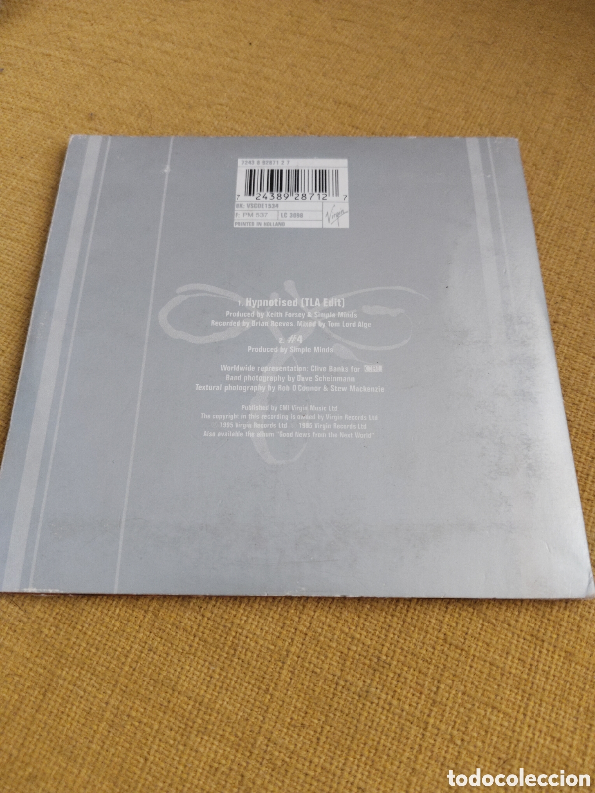 CDs de m&uacute;sica: Simple Minds&nbsp;&ndash;&nbsp;Hypnotised. Cd single 1995 - Foto 2